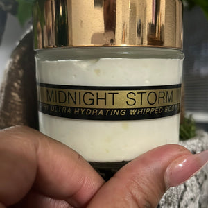 Midnight Storm Whipped Shea Body Butter (Lime & Patchouli)