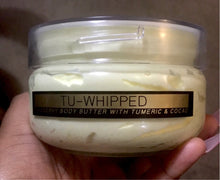 Load image into Gallery viewer, Tu-Whipped Shea Face &amp; Body Butter (Infused + Tumeric Brightening Edition)