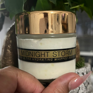 Midnight Storm Whipped Shea Body Butter (Lime & Patchouli)